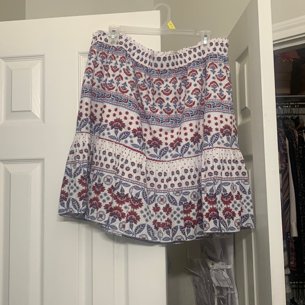 Ann Taylor XL Printed skirt